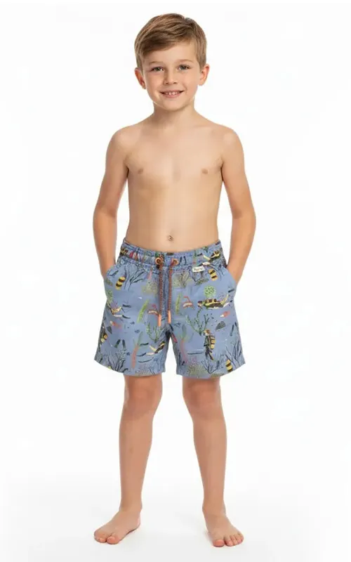 Custom Boys Print Boardshorts Swim Trunks Swimshort for Summer