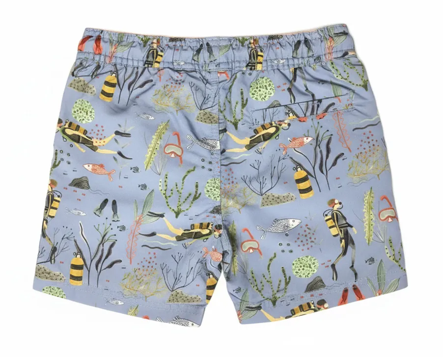 Custom Boys Print Boardshorts Swim Trunks Swimshort for Summer