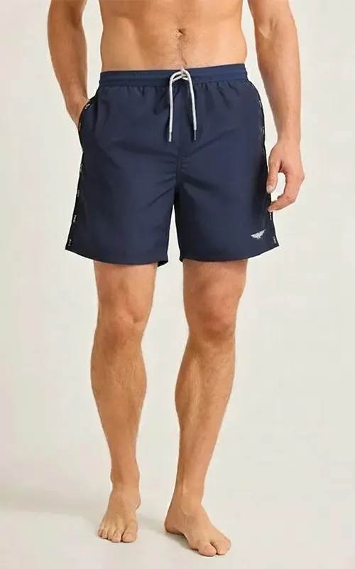 Custom Mens Boardshorts Swimshorts with Branded Side Type Design