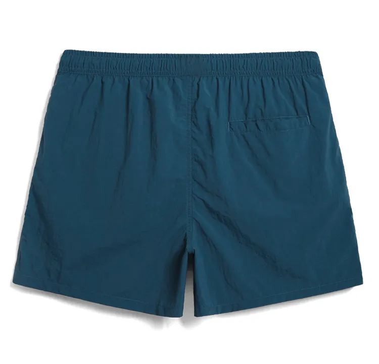Custom Men’s Elastic Waist Solid Color Boardshorts Boardshort Swim trunks Swimwear Beachwear Factory Supply