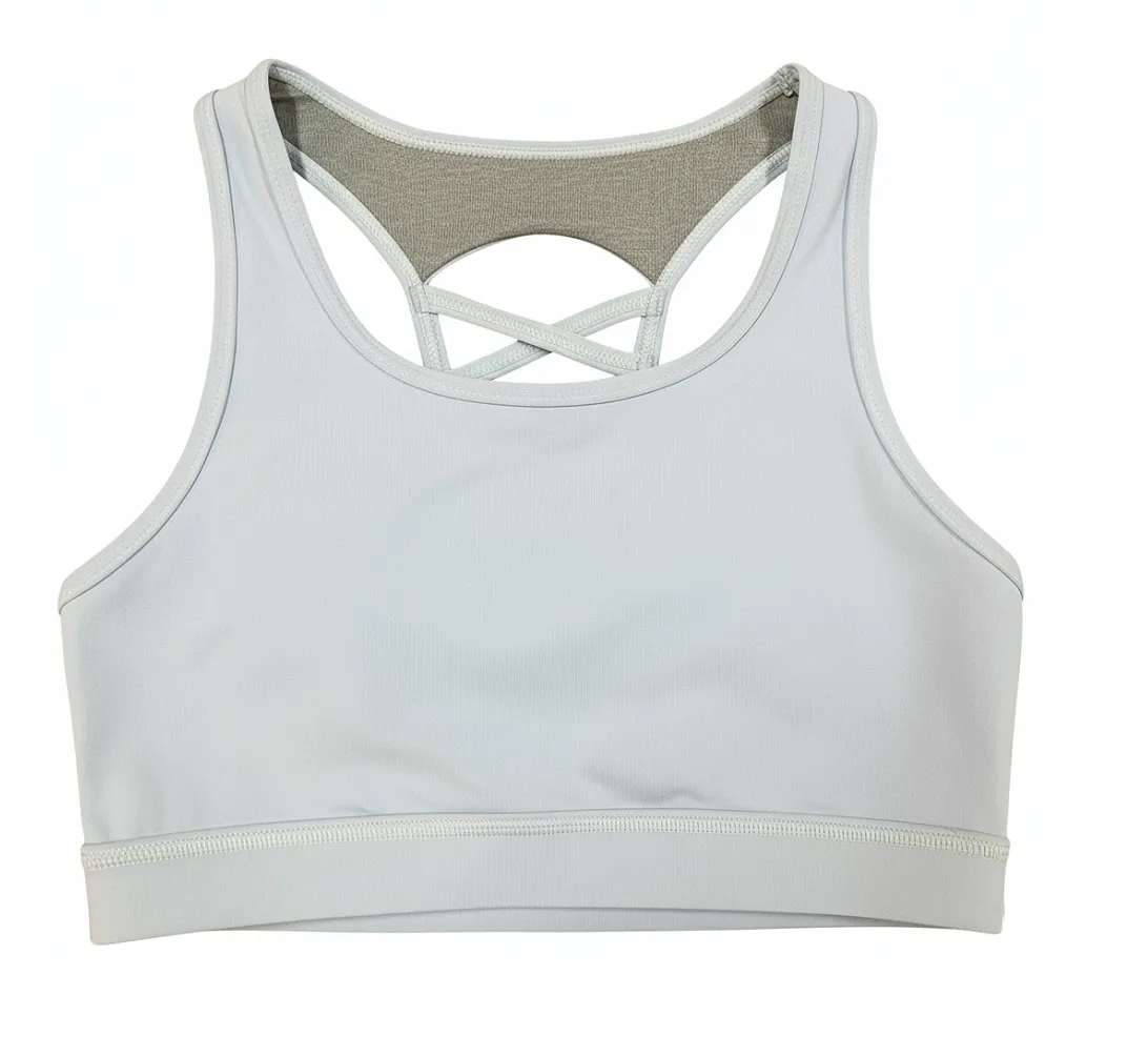 Custom Women’s Yoga & Fitness Top Criss Cross Back Sports Bra