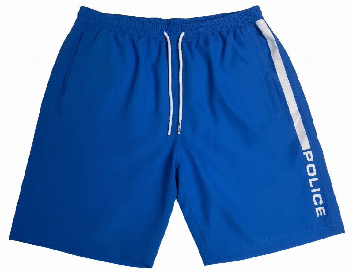 Elastic Waist Print Boardshorts Swim Shorts for Men Beachwear