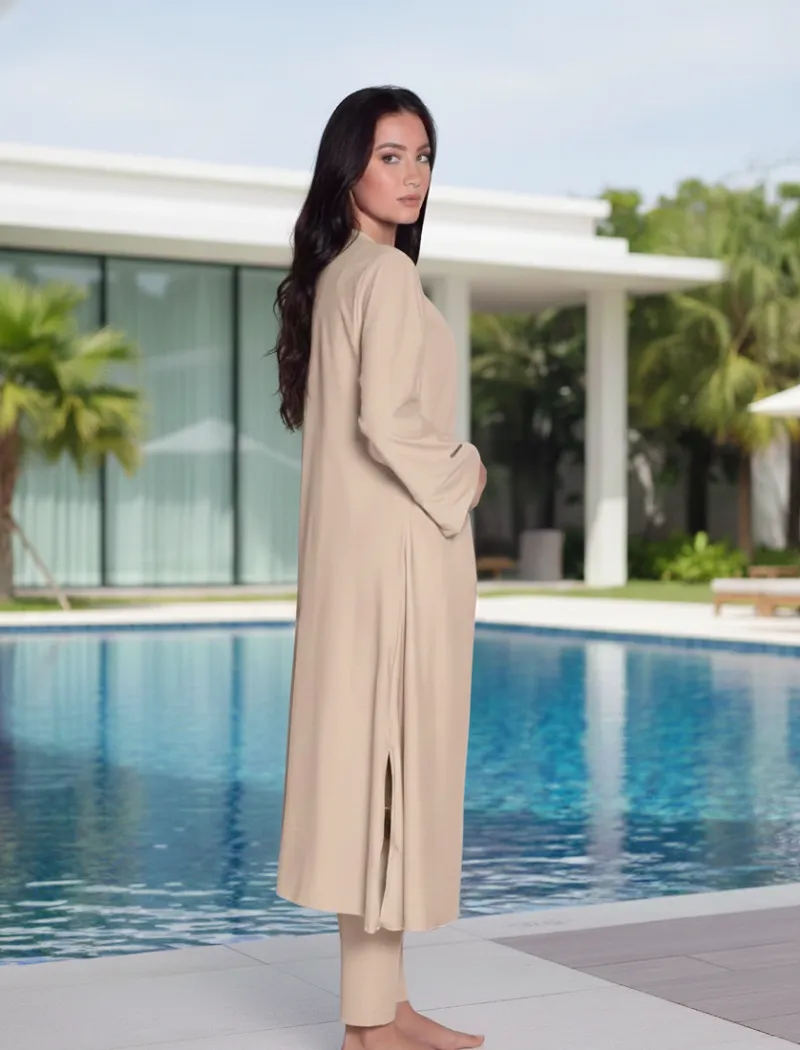 Full Coverage Hijab Muslim Swimwear Set Modest Burkini for Women