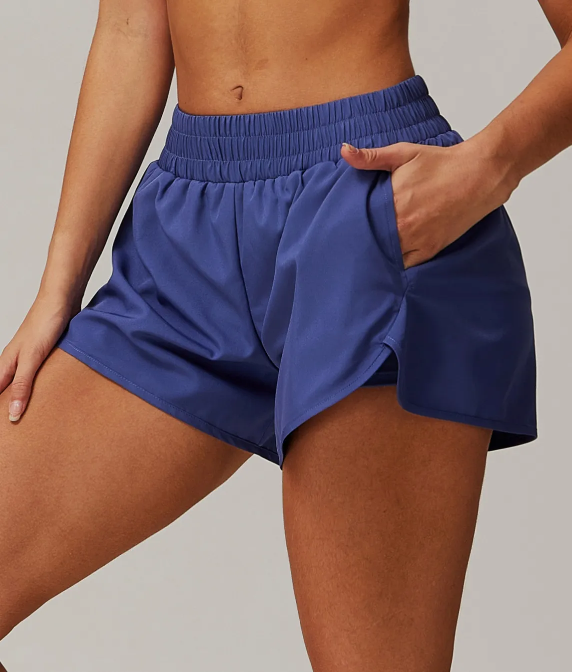 High-Waist Quick-Dry Workout Shorts for Women with Inner Support