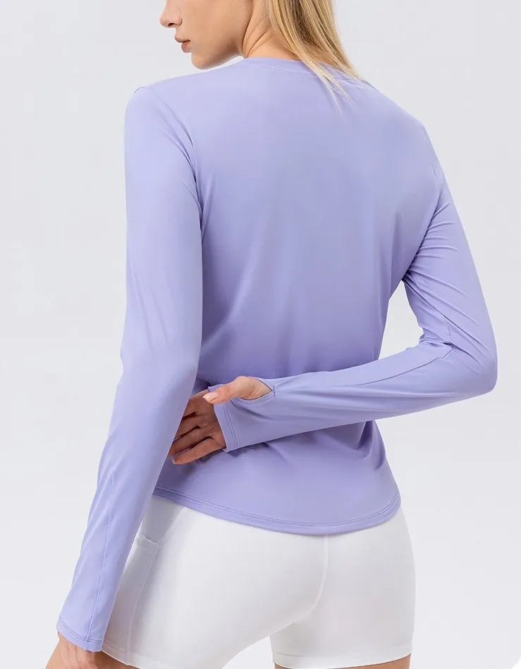 Long Sleeve Quick Dry Training Shirt - Women’s Sports Tee for Fitness