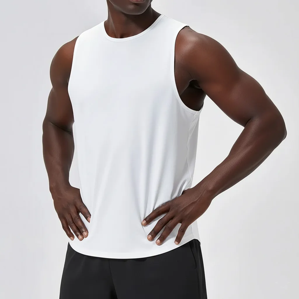 Men’s Athletic Training Vest Sleeveless Workout Tank for Fitness & Running