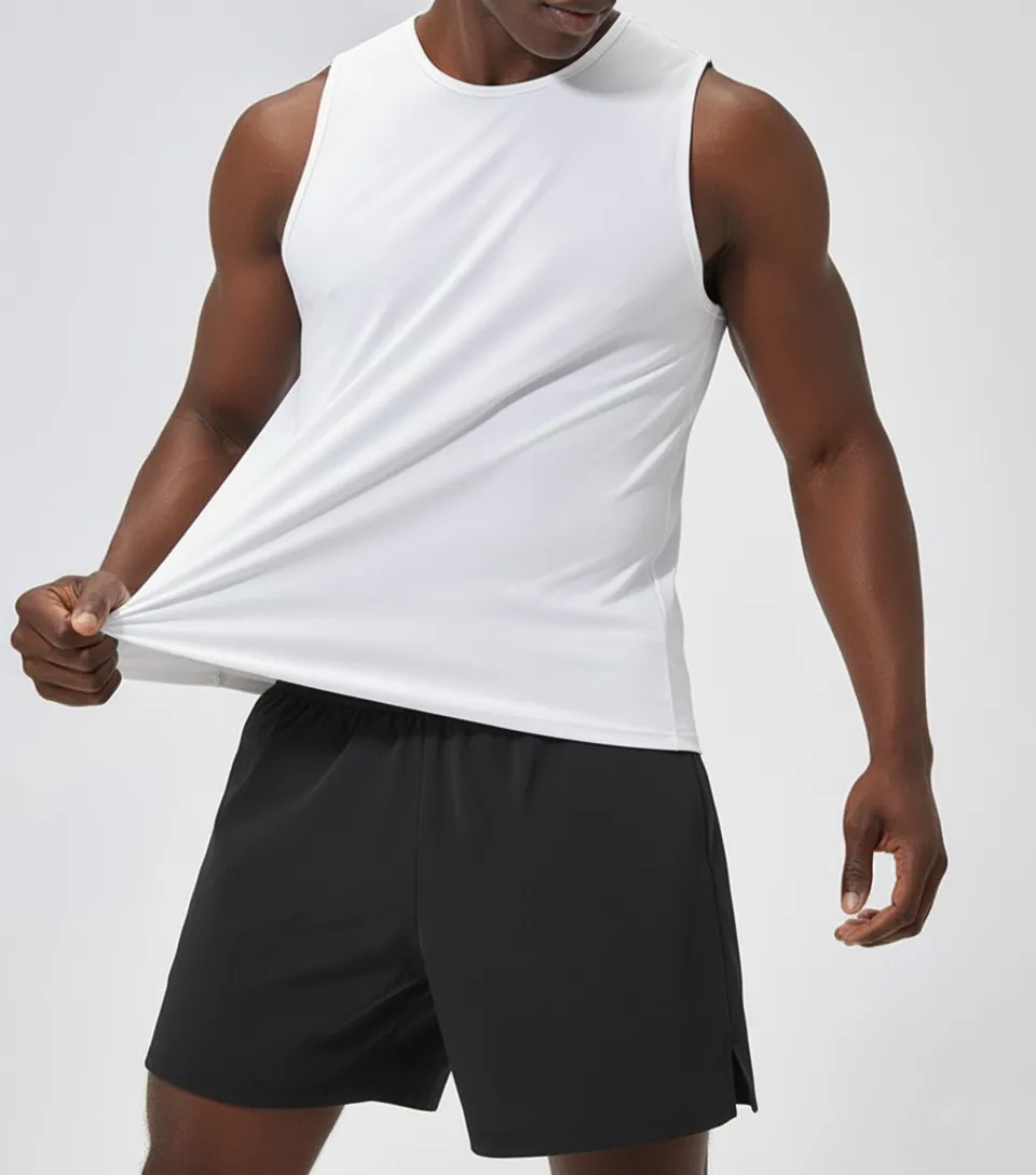 Men’s Athletic Training Vest Sleeveless Workout Tank for Fitness & Running