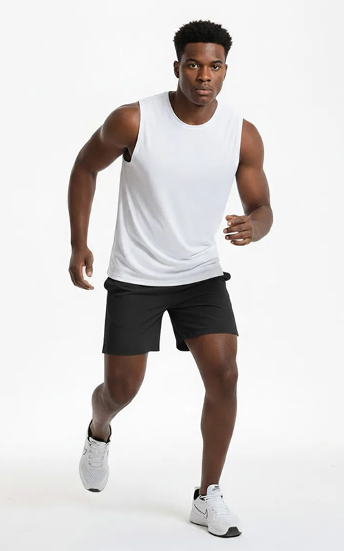 Men’s Athletic Training Vest Sleeveless Workout Tank for Fitness & Running