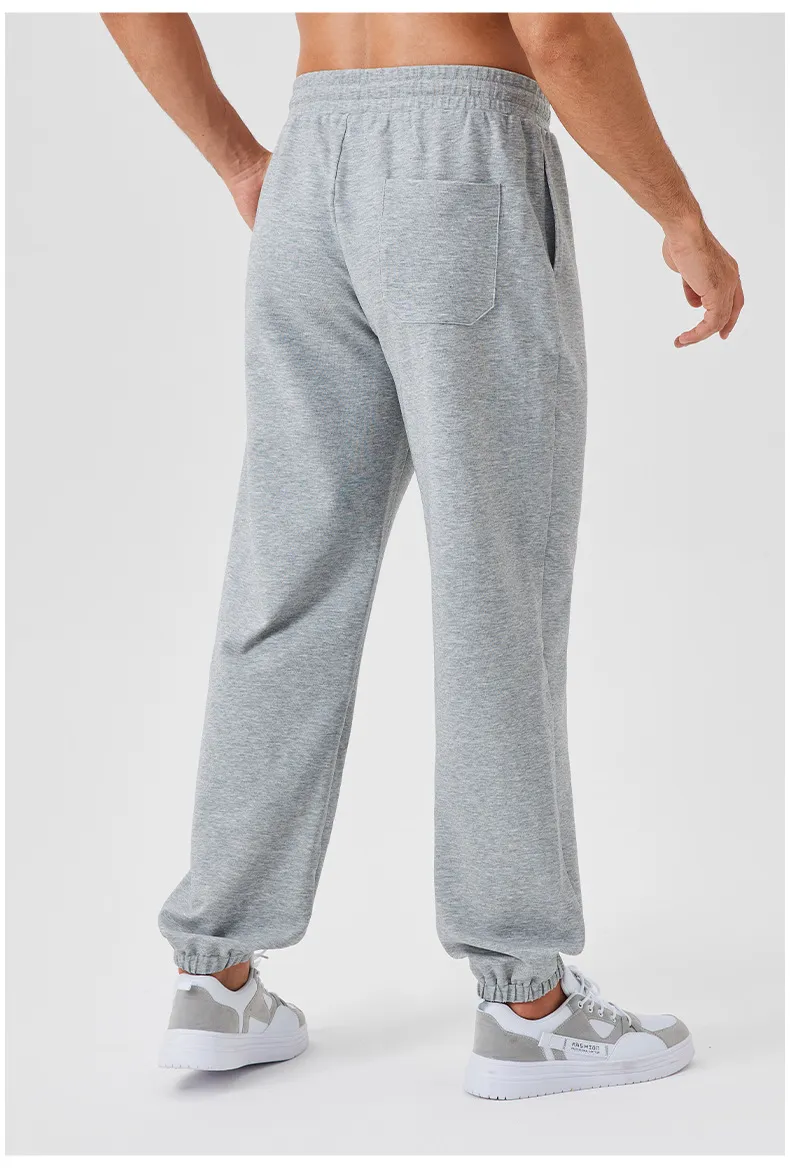 Men’s fleece Comfortable Loose Fit Gym Joggers Athletic Sweatpants