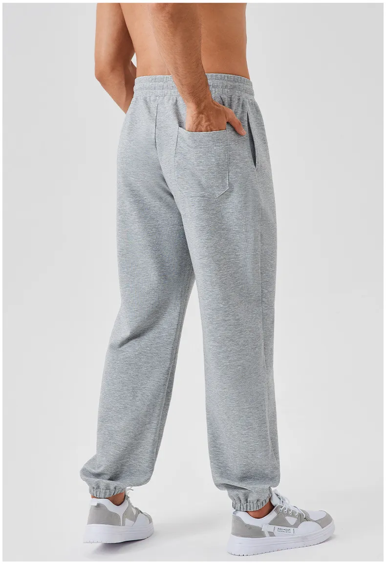 Men’s fleece Comfortable Loose Fit Gym Joggers Athletic Sweatpants
