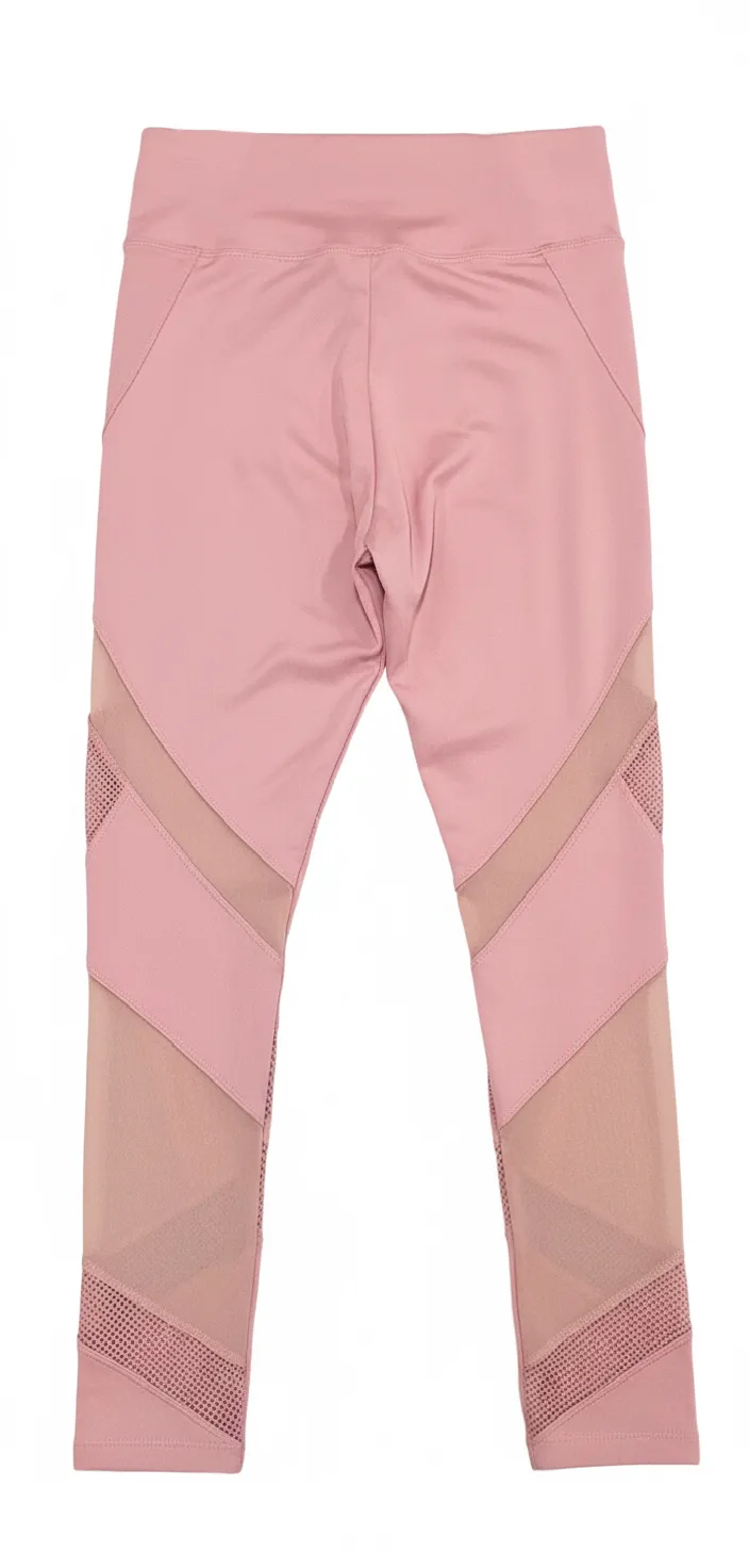 Mesh Panel Capri  7/8 Workou Leggings for Women