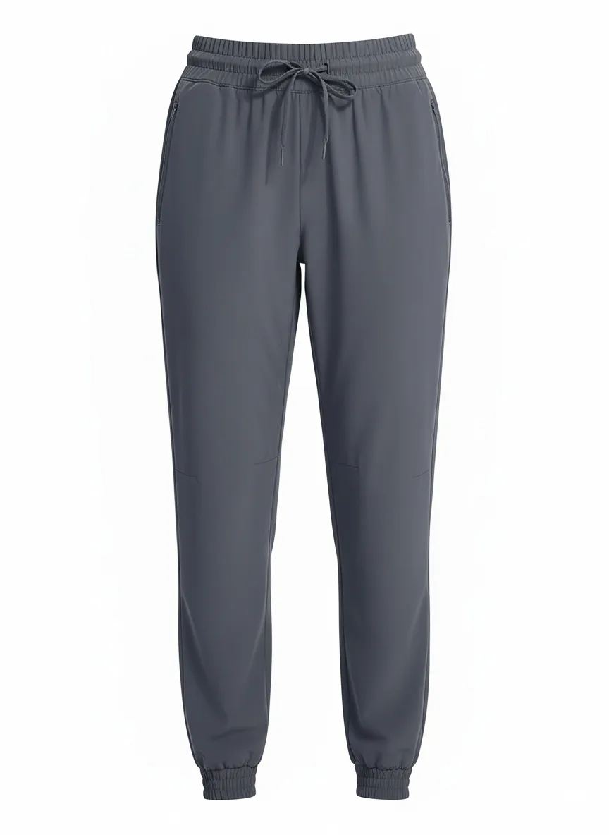 Women's Elastic Waist Lightweight Stretch Jogger Casual Sports Pants