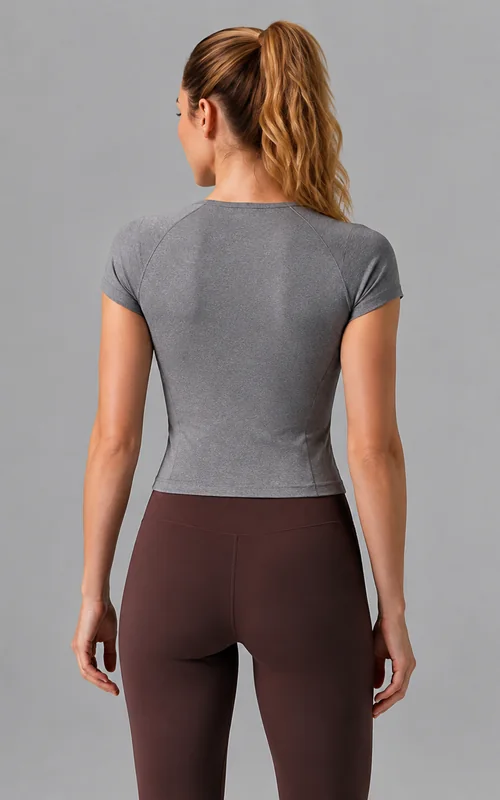 Women's Half Zip Sculpting Training Tee