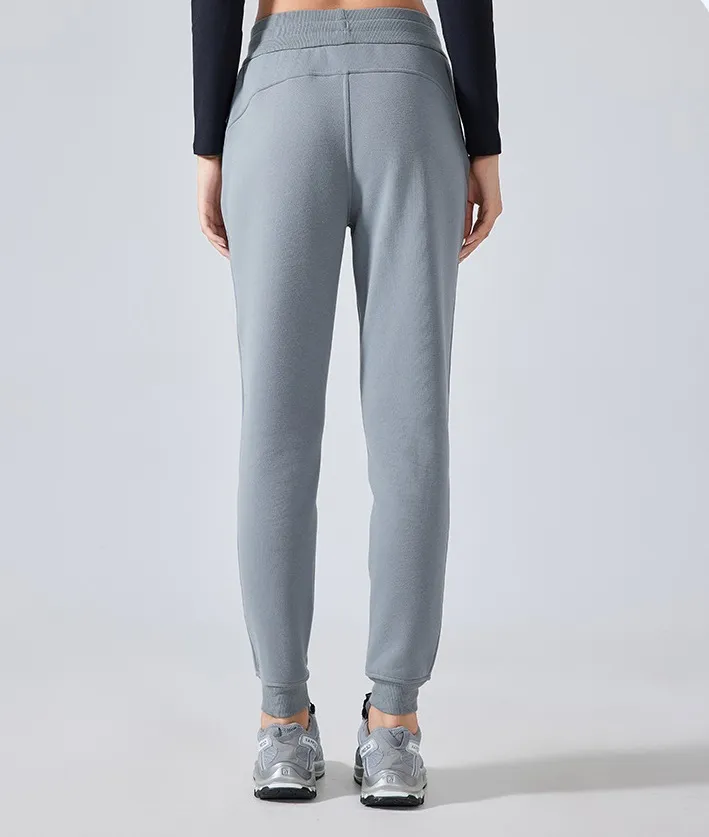 Women’s High Waist Slim Fit Drawstring Casual Workout Pants Athletic Sweatpants