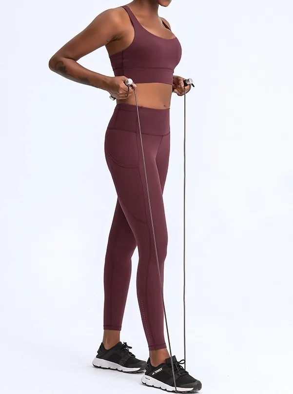 Women's High Waist Workout Pocket Yoga Leggings