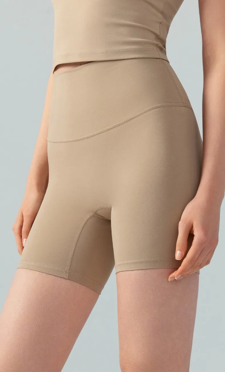 Women’s High Waist Yoga Shorts Compression Athletic Biker Pants