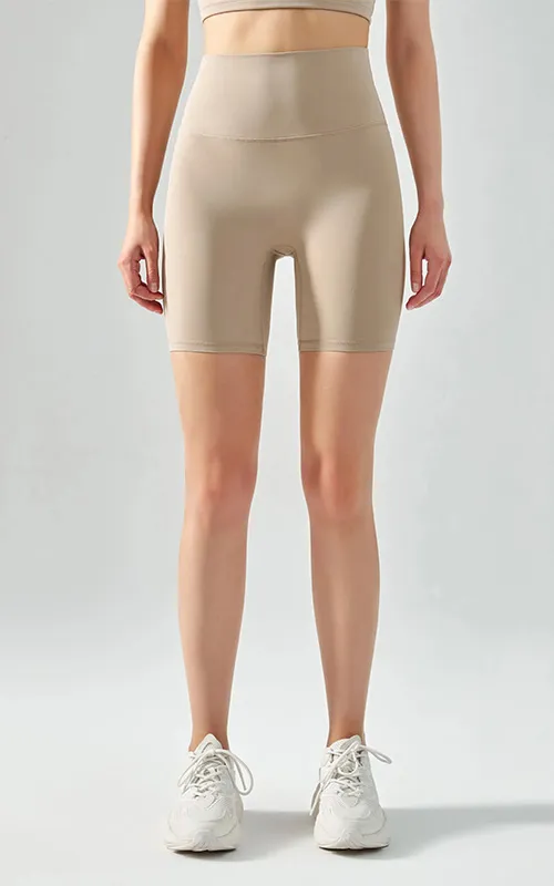Women’s High Waist Yoga Shorts Compression Athletic Biker Pants