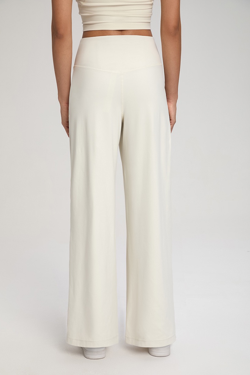 Women’s Loose High-Waist Breathable Quick-Dry Wide-Leg Yoga Activewear Pants