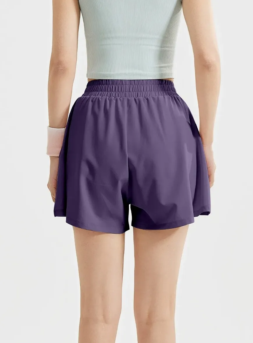 Women’s Quick-Dry Fitness Shorts – Lightweight Gym Activewear